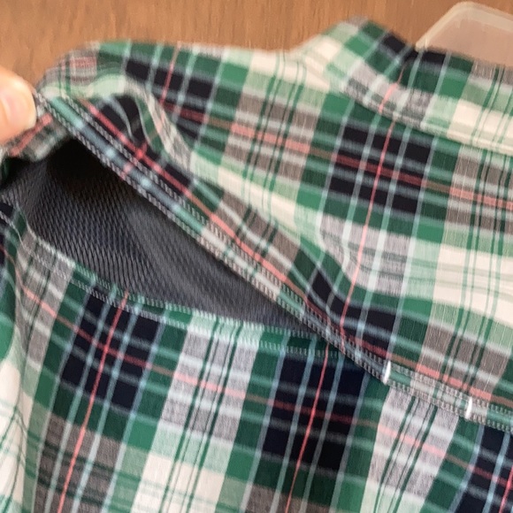 Croft & barrow plaid print quick dry Men’s shirt size L - Picture 15 of 17